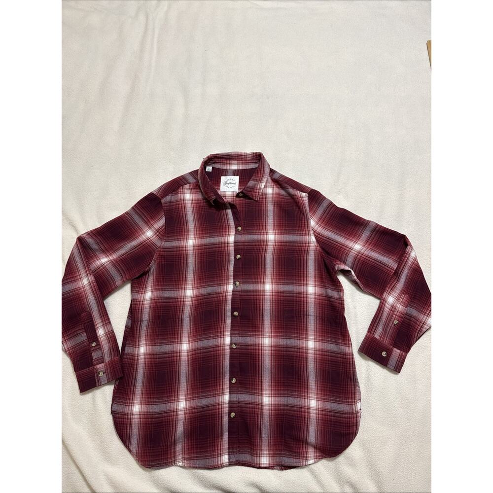 Jachs Girlfriend New York Red Insanely SOFT Flannel Shirt Women’s Size L